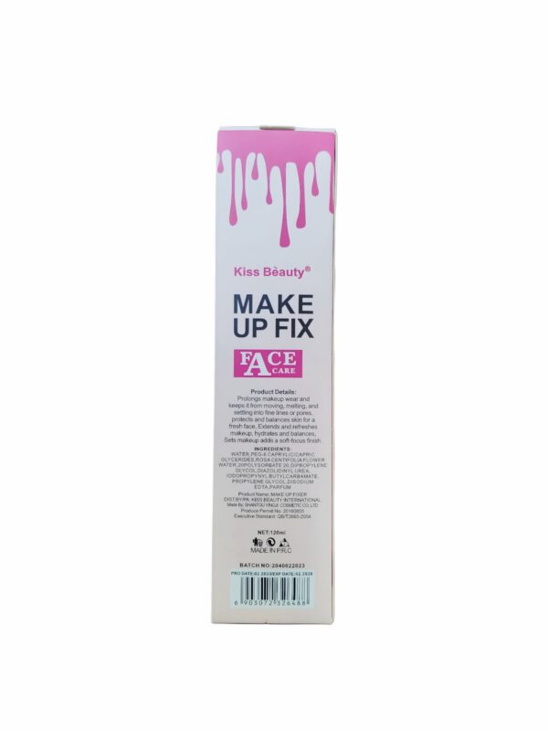 Kiss Beauty MAKE UP FIX 120 ml - Image 3