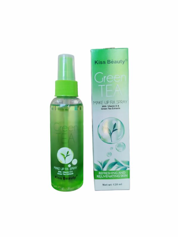 Kiss Beauty Green Tea MAKE UP FIX SPRAY 120 ml