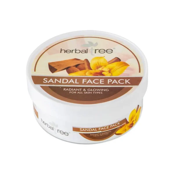 Herbal Tree Sandal Radiance & Glow Face Pack 180g - Image 4