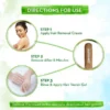 Ubtan Nourishing Hair Removal Kit With Turmeric & Saffron for Hair Removal & Growth Reduction - 100+50 g - Image 3