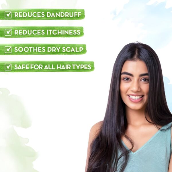 mamaearth Tea Tree Shampoo for Dandruff Free Hair - Image 2